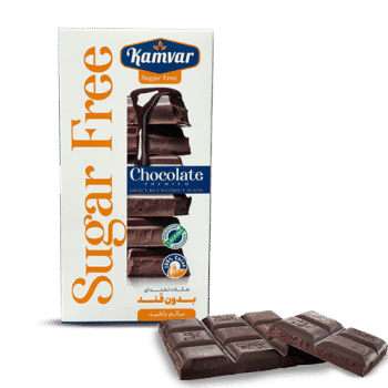 شکلات کاکائو تابلت بدون قند و رژیمی کامور